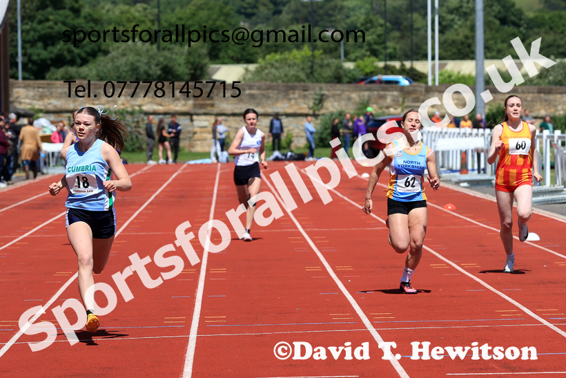 Sprints, 2026 Northern Schools Inter Counties, Wentworth, Hexham. Photo: David T. Hewitson/Sports for All Pics